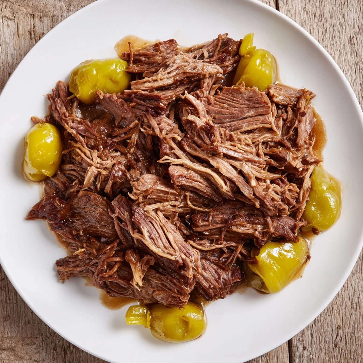 Melt-in-your-mouth Slow Cooker Mississippi Pot Roast: fall-apart beef with creamy, rich gravy.
