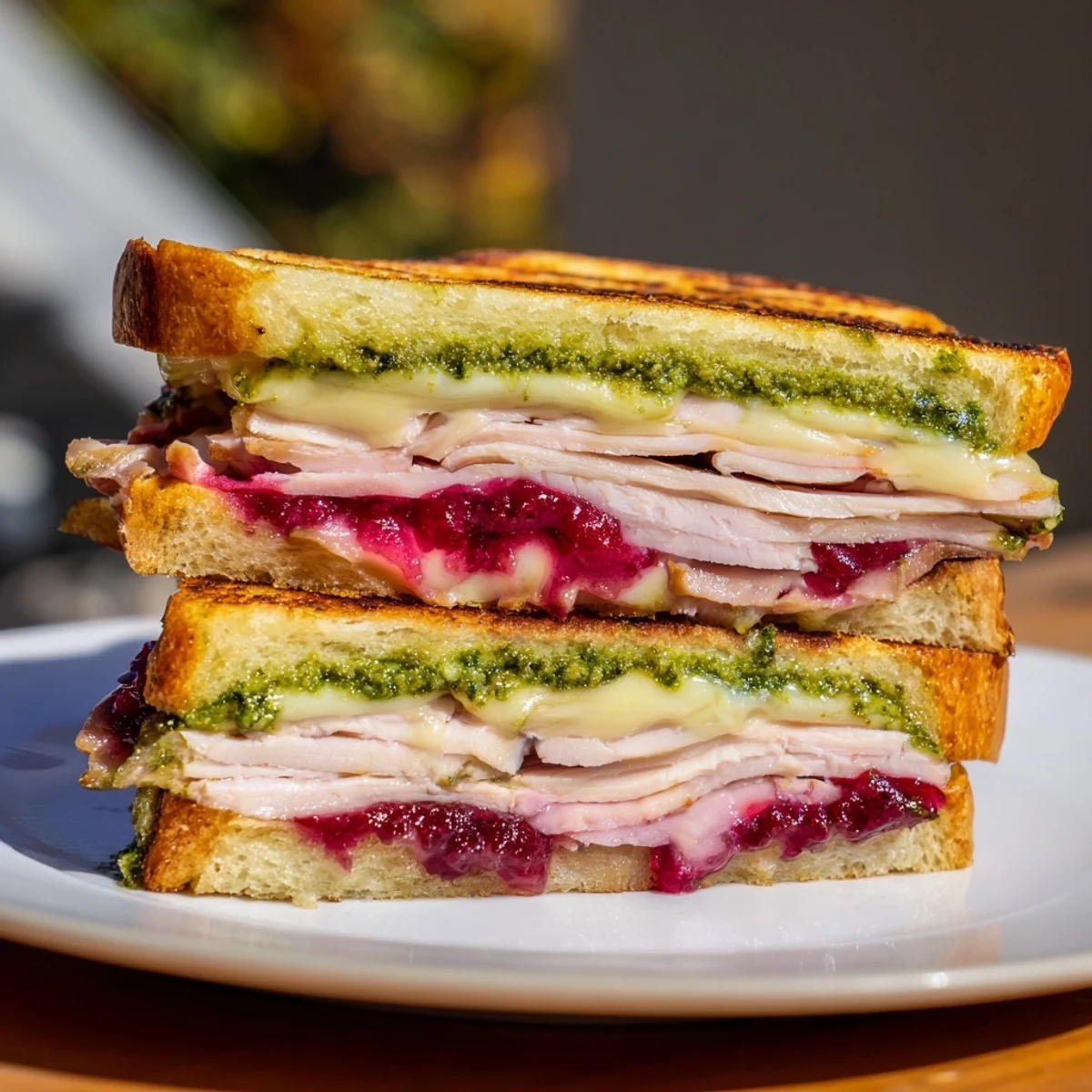 Pesto Cranberry Turkey Melt