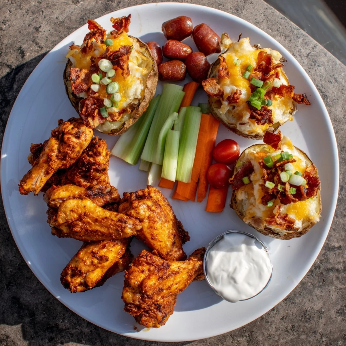 This Touchdown Football Tailgate Spread features smoky sausages, creamy dips, and a game day feast for sharing with friends.