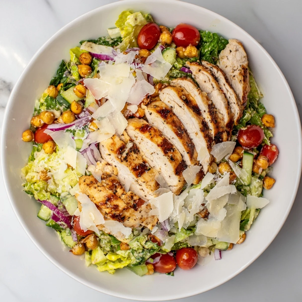 Chicken Caesar Pasta-less Bowl