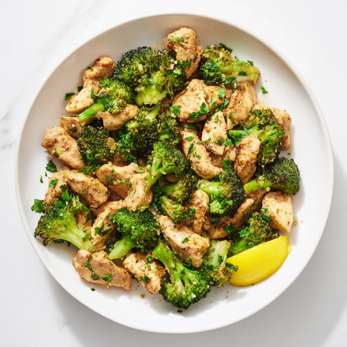 Juicy Microwave-Steamed Chicken and Broccoli, a healthy one-dish meal seasoned perfectly and ready fast.