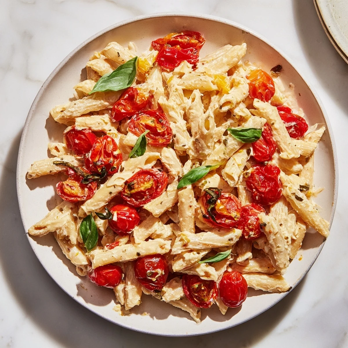 Boursin Cheese Pasta Roasted