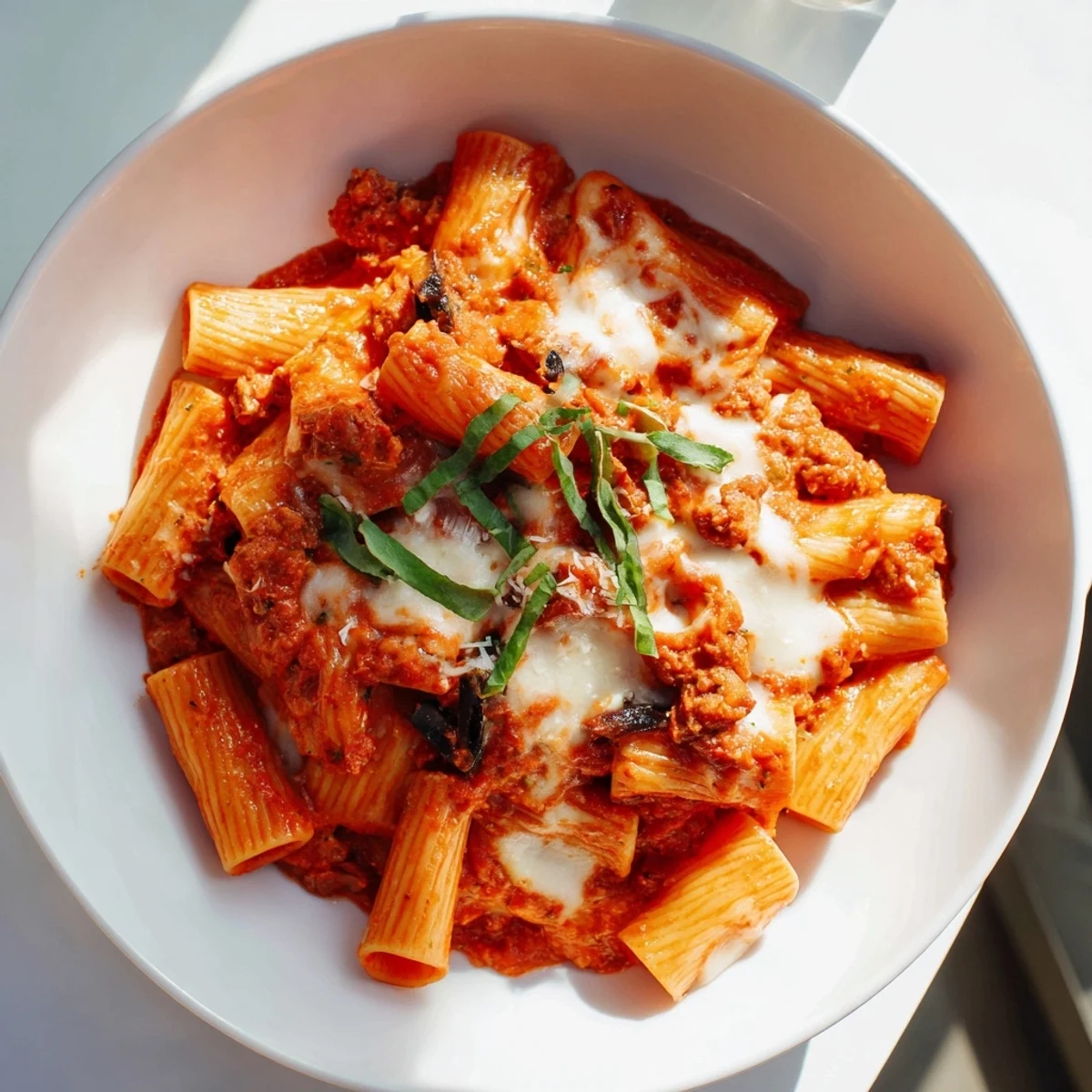 One-Pot Pizza Pasta Express bubbling into a cheesy, steaming delight, perfect for tonight's dinner.