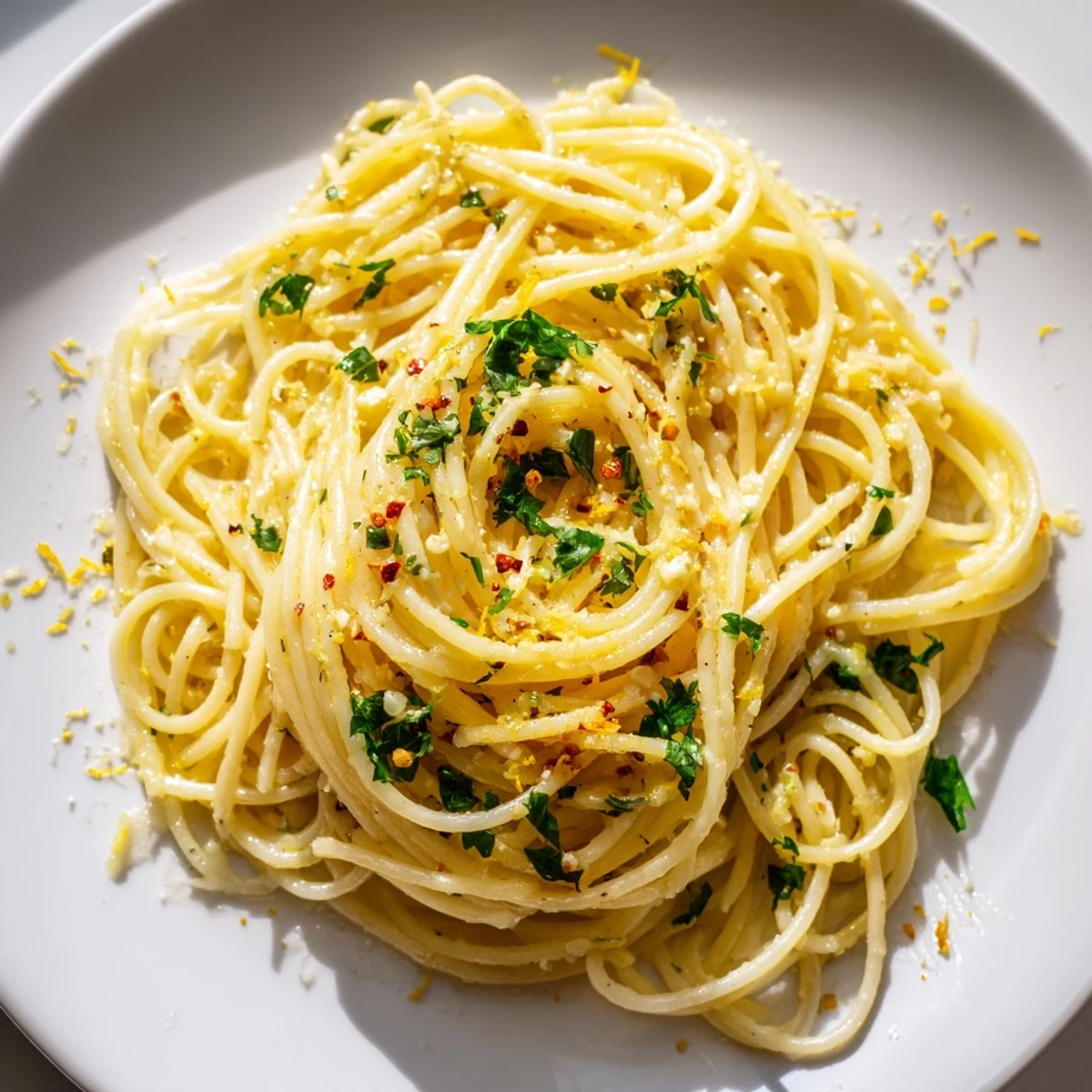 Garlic Butter Tender Noodles