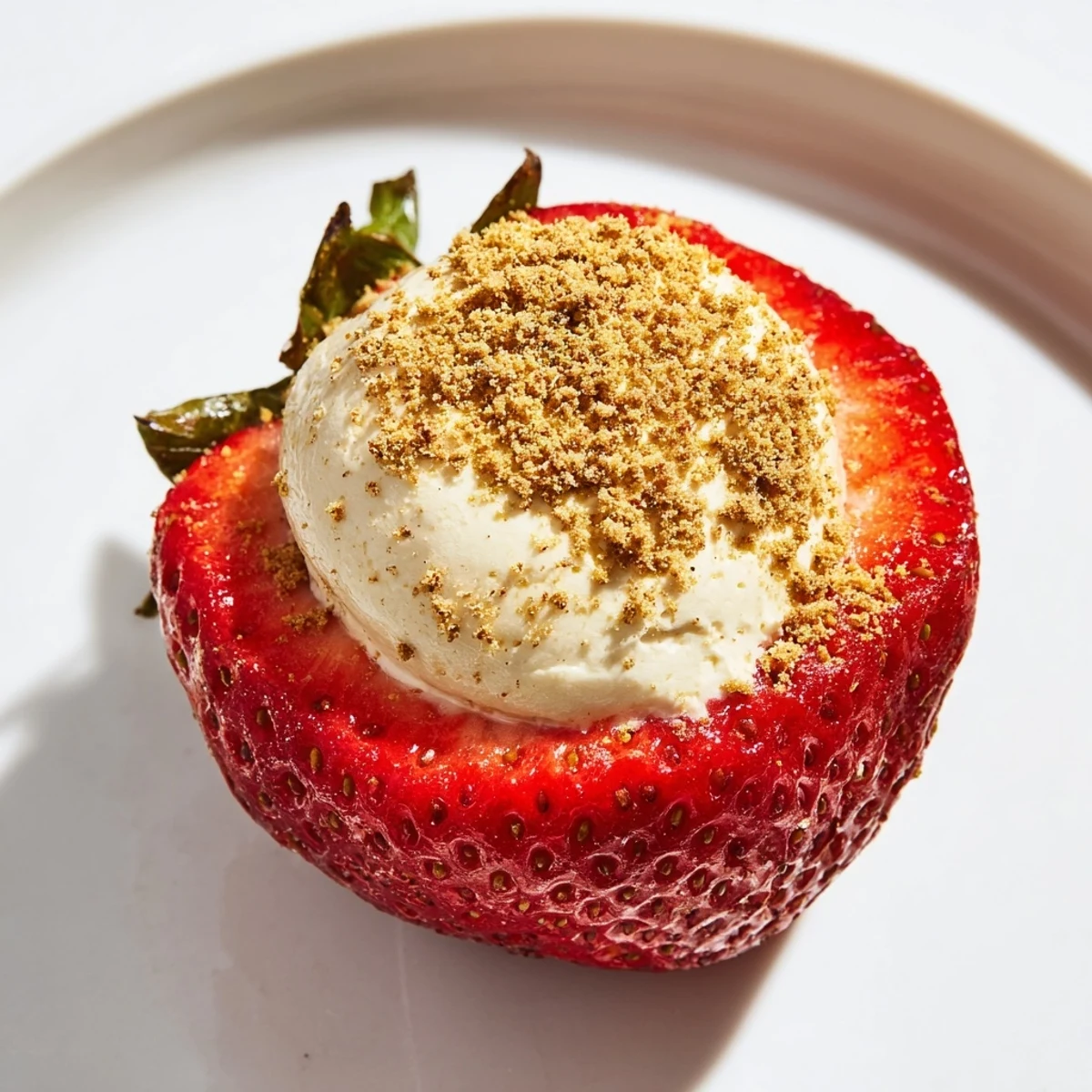 Cheesecake Stuffed Strawberries