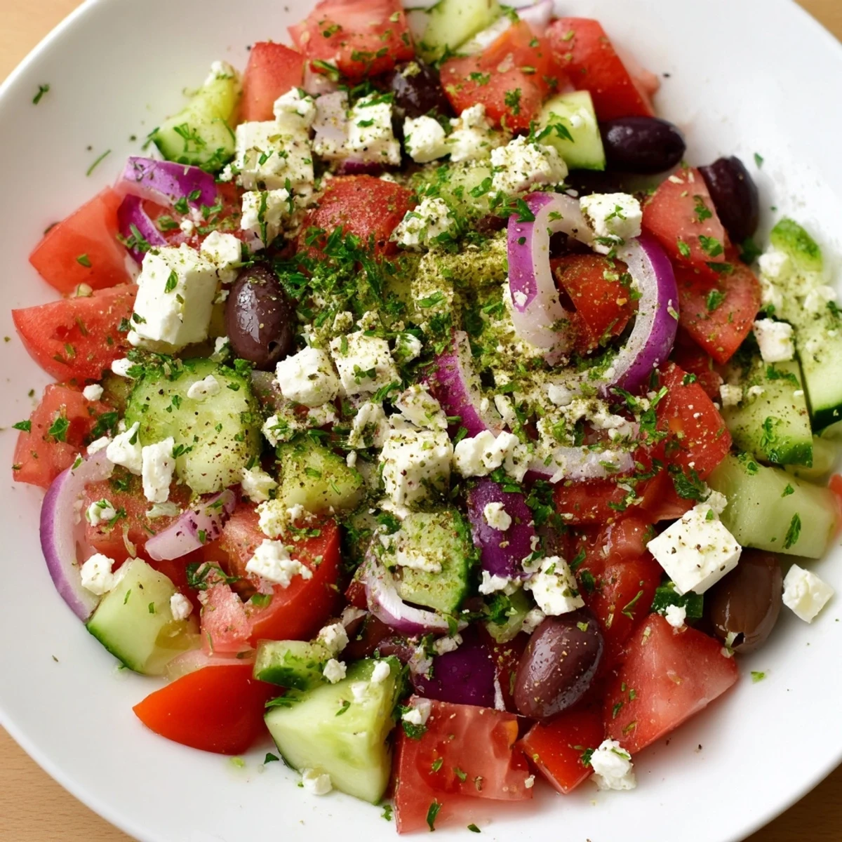 Mediterranean Salad with Feta
