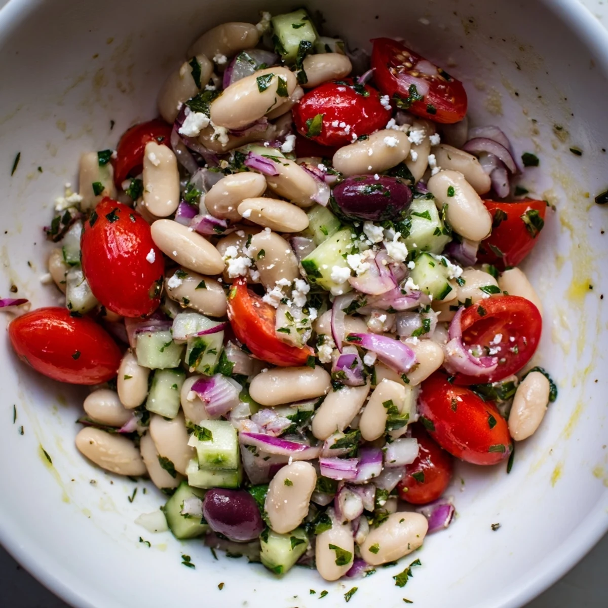 White Bean Mediterranean Salad