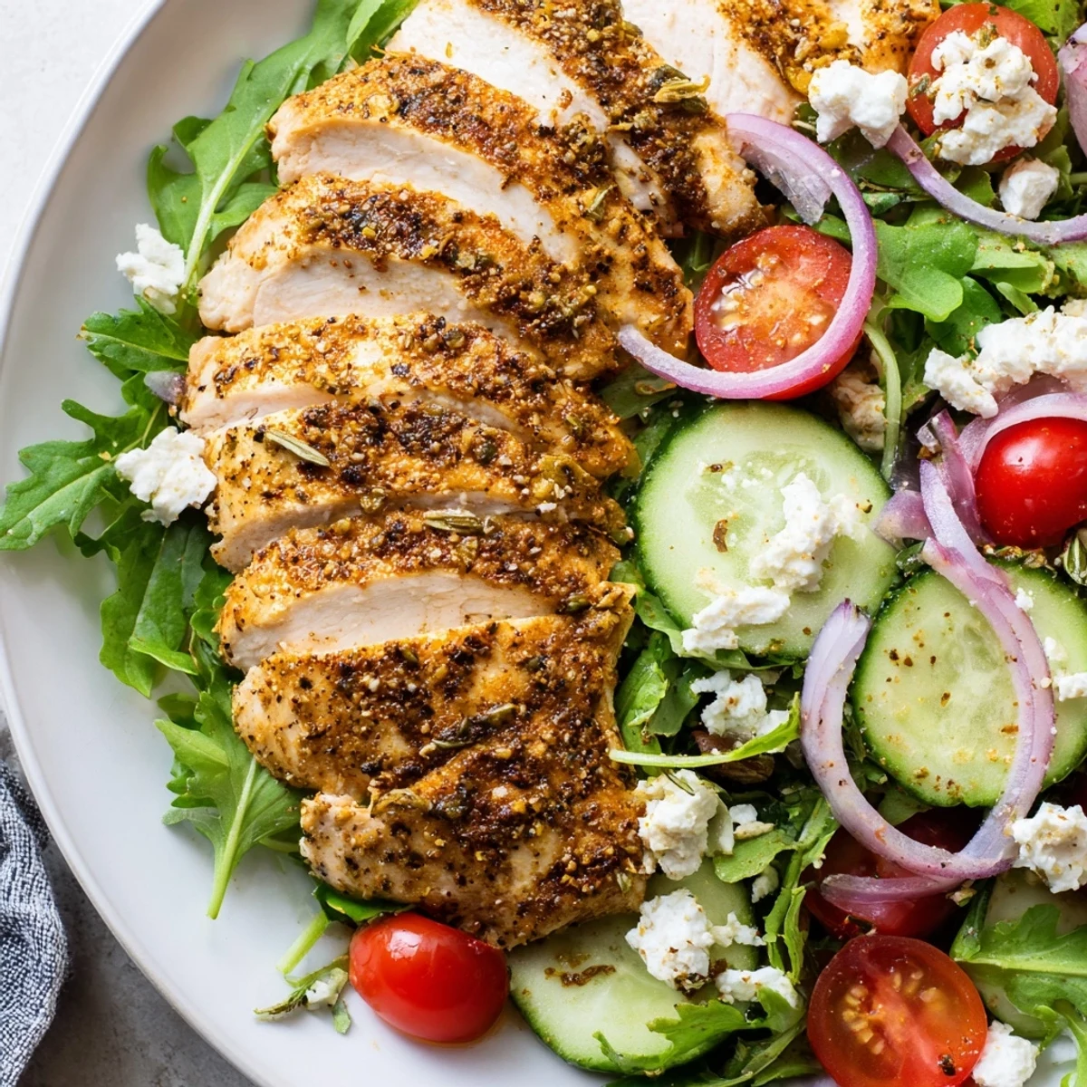 Quick Pan-Seared Chicken Salad