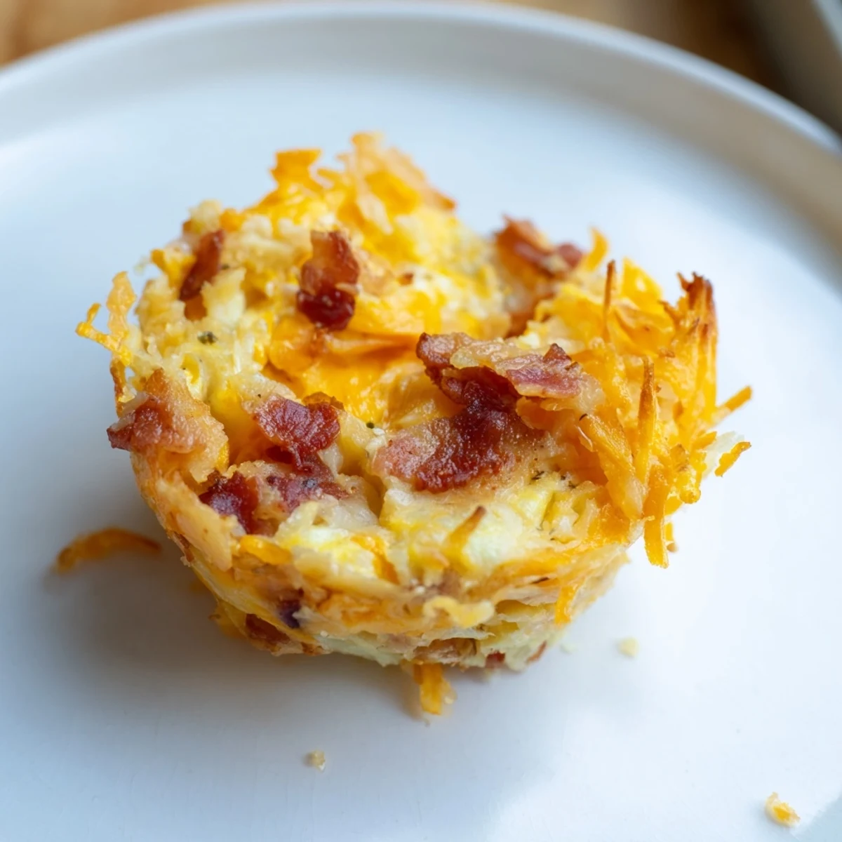 These golden, baked B.E.C. Breakfast Bites showcase a delicious grab-and-go breakfast treat.