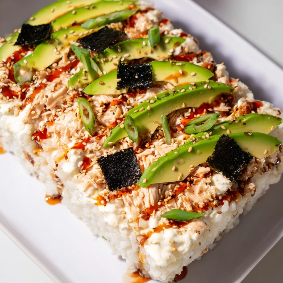 Sushi Bake Salmon Avocado