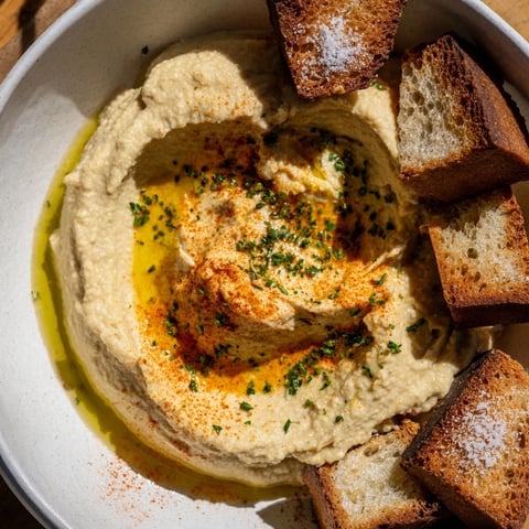 Holiday Crackers with Rosemary Cracker and Hummus, ready for dipping, a delightful appetizer spread.