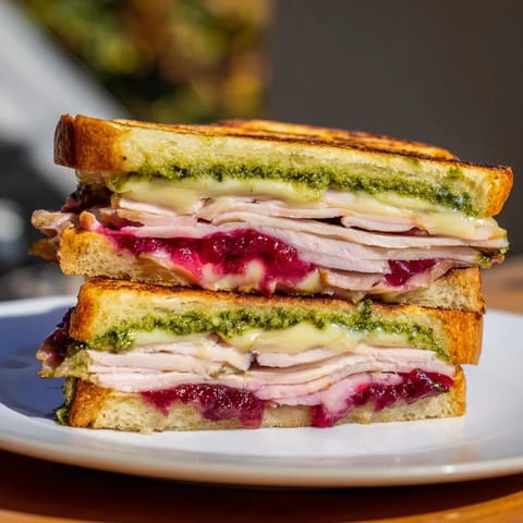 Pesto Cranberry Turkey Melt