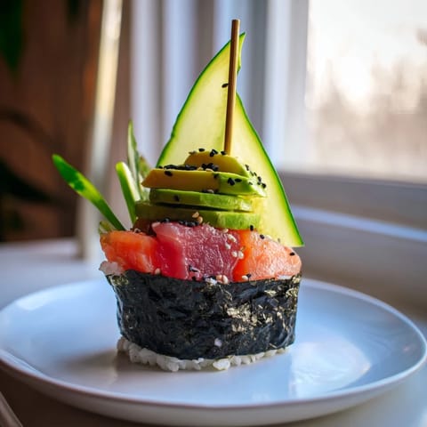 Sushi Sailboats Fresh Fish