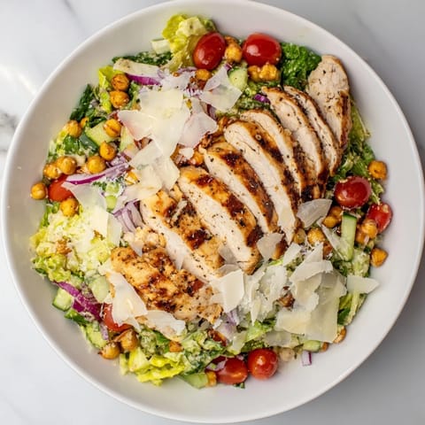 Chicken Caesar Pasta-less Bowl
