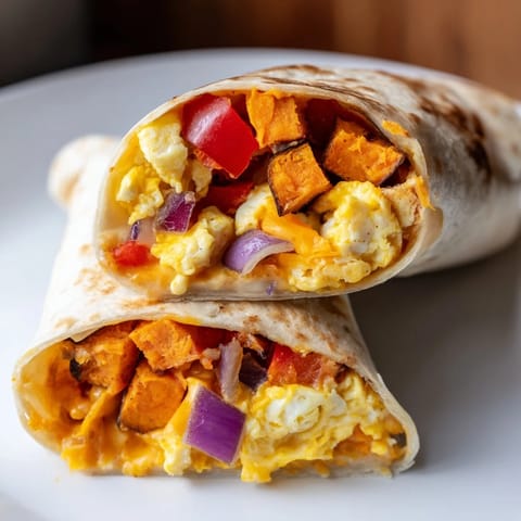 Sweet Potato Breakfast Burritos