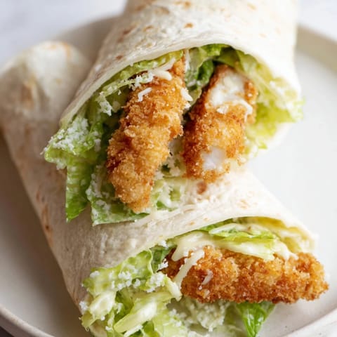 Crispy Chicken Caesar Wrap
