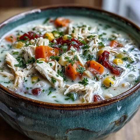 Ranch Chicken Veggie Soup