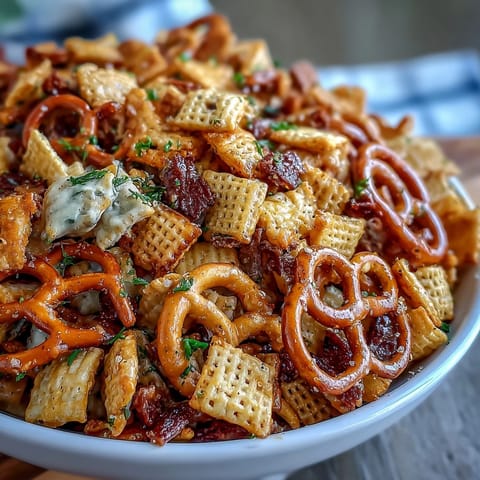 Tangy Dill Pickle Chex Mix