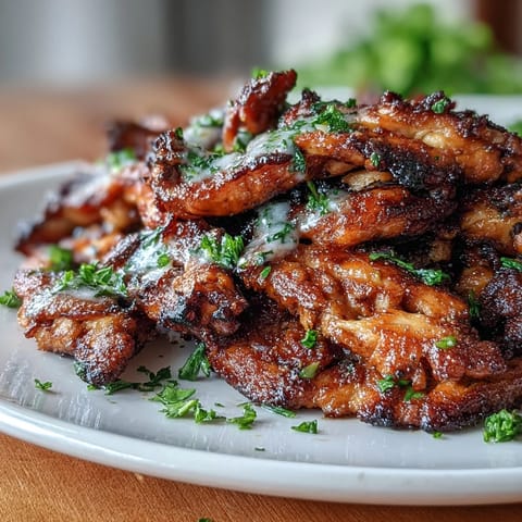 Juicy marinated chicken shawarma with aromatic spices, sliced and drizzled with creamy garlic sauce, served with fresh vegetables and pita bread.  