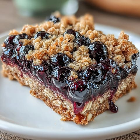 Blueberry Oat Breakfast Bars