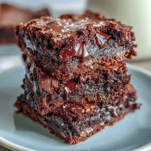 Triple Chocolate Sourdough Brownies