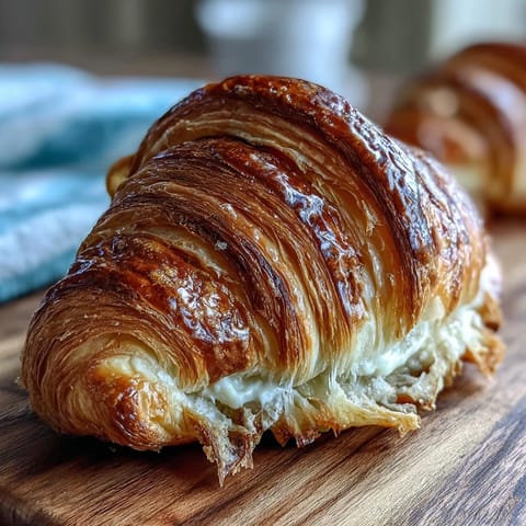 Easy Sourdough Croissants