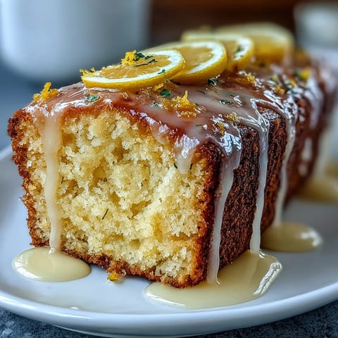 Moist and tender Limoncello pound cake drizzled with zesty lemon glaze, perfect for spring gatherings or afternoon tea with friends.