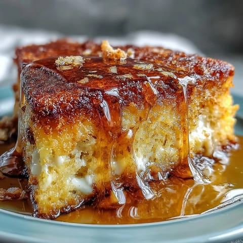 A golden, moist Southern-style cornbread baked in a cast-iron skillet, served warm with luscious honey butter for the ultimate comfort food experience.