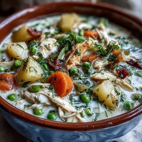Slow Cooker Chicken Pot Pie