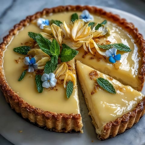 Lemon Curd Spring Tart