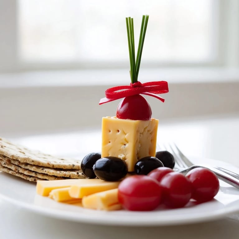 Graduation Cap Platter: This party-ready platter showcases a cracker base with colorful garnishes forming a cheerful cap.