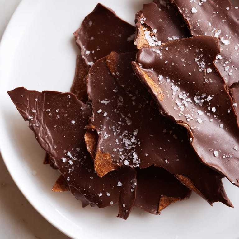 Indulge in this simple Chocolate Potato Chip Bark recipe, a sweet and salty party favorite.