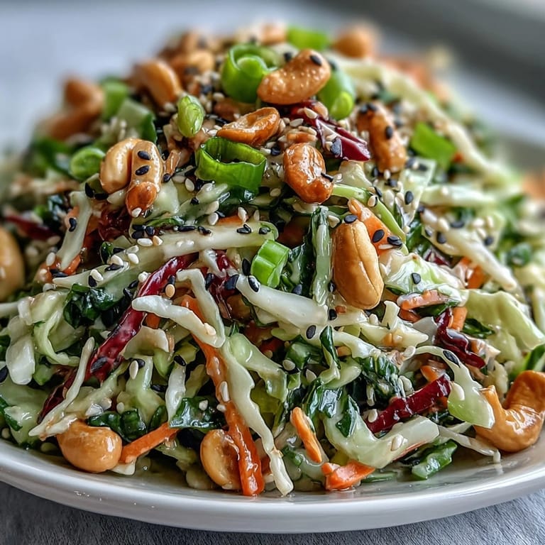 Bright, tangy flavors from lime and rice vinegar make this easy Asian Cabbage Salad a perfect side for grilled meats or noodles.