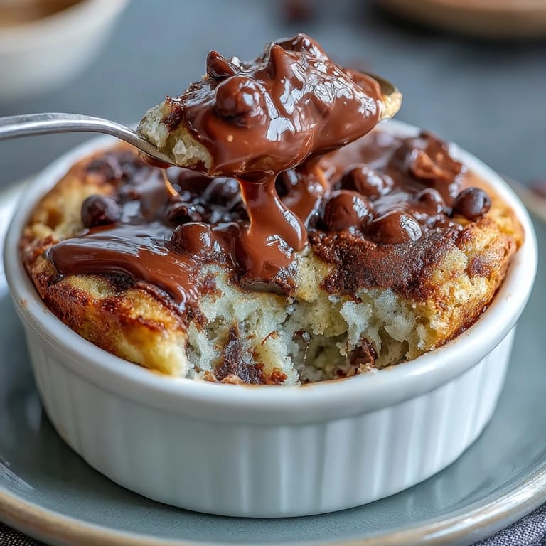 A single-serving Peanut Butter Cup Protein Pancake Bowl drizzled with creamy melted peanut butter, ready to enjoy.