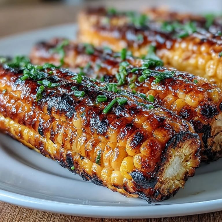 Sweet summer corn grilled and coated in creamy miso butter with a hint of lime zest.
