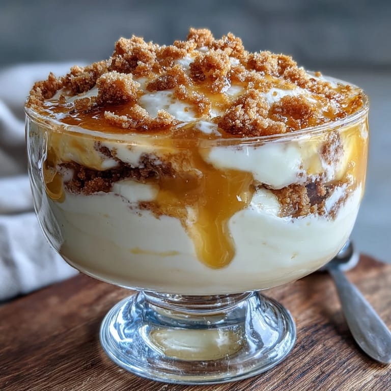 Fluffy Yogurt Lemon Parfait with Sourdough Crumb Topping: Bright lemon curd, smooth Greek yogurt, and crisp sourdough crumb topping create irresistible texture.