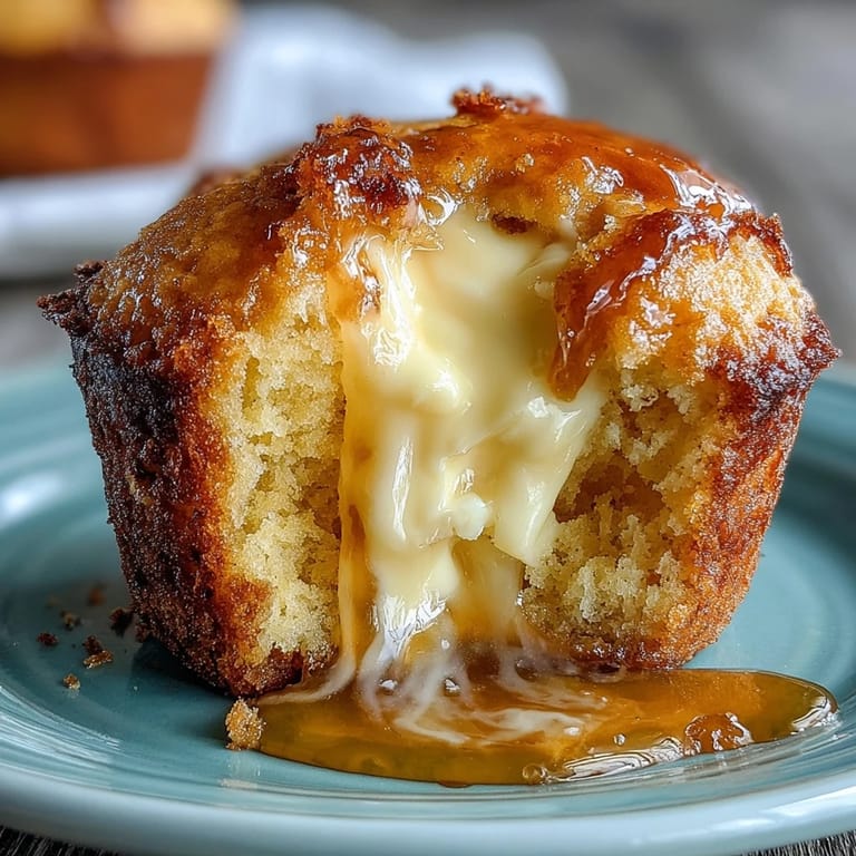 Golden cornbread muffins topped with a dollop of honey butter, perfect for baby showers or BBQ gatherings.