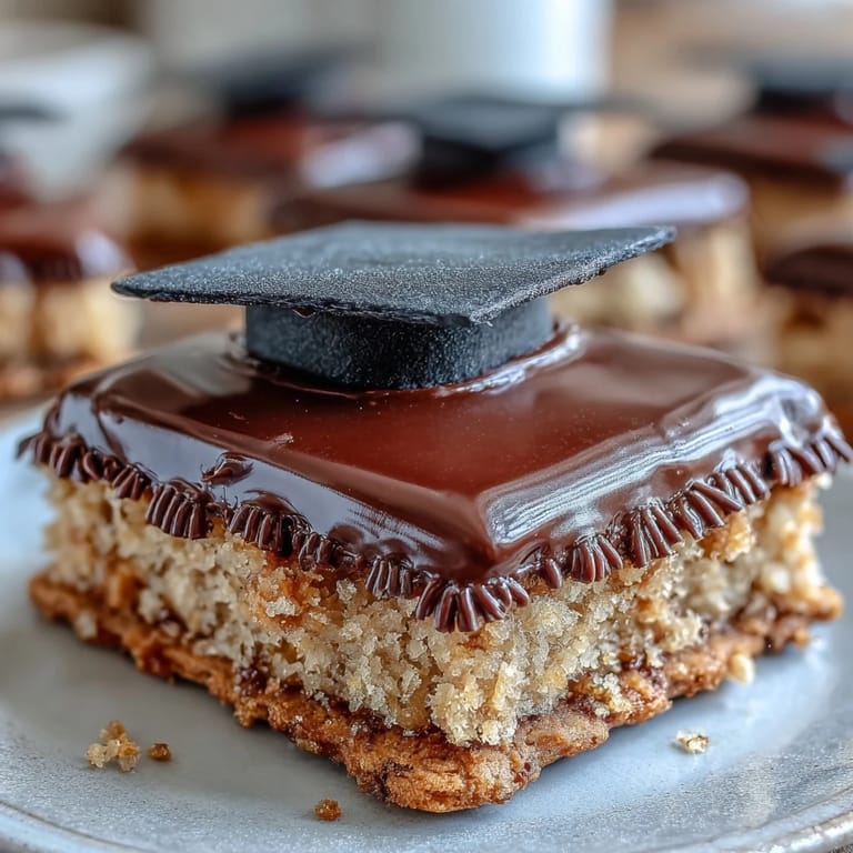 Colorful fondant graduation caps top buttery sugar cookies, adding a fun and edible way to honor your grad.  